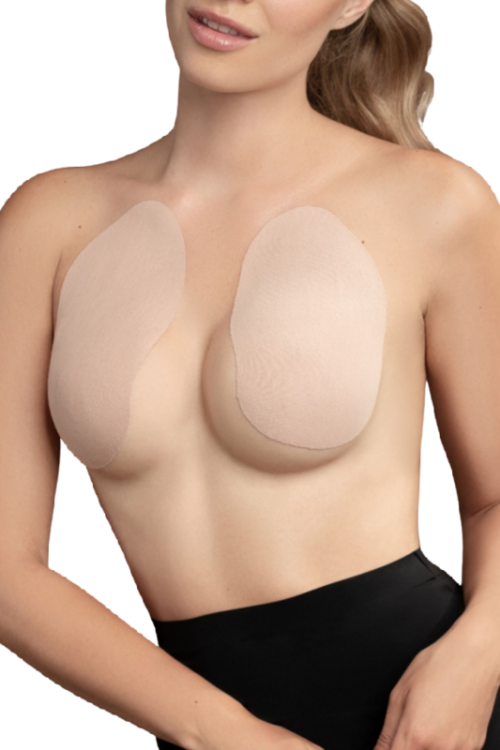 BYE-BRA – REALZADOR PECHOS + 3 PARES DE SATEN BEIGE COPA A/C