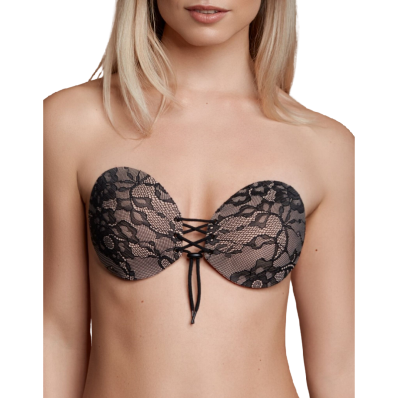 BYE-BRA – SUJETADOR ADHESIVO ENTRELAZADO & BORDADO COPA A