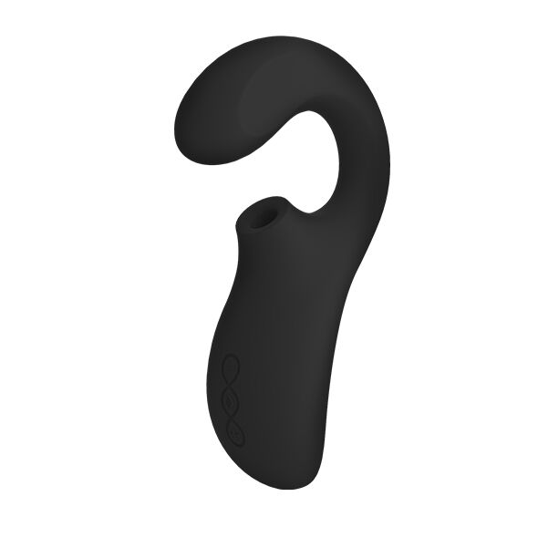 LELO - ENIGMA DOBLE ESTIMULACIÓN SUCCION MASAJEADOR NEGRO - Imagen 12