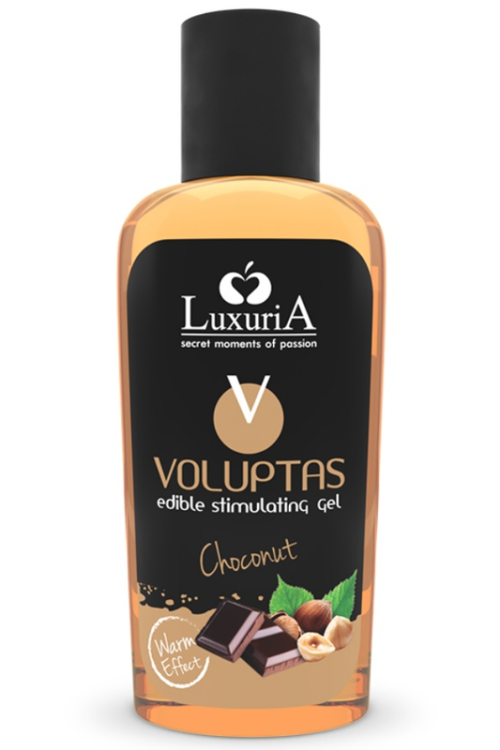 INTIMATELINE LUXURIA – VOLUPTAS GEL MASAJE COMESTIBLE EFECTO CALOR – CHOCONUT 100 ML