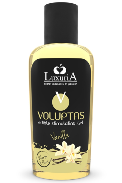 INTIMATELINE LUXURIA – VOLUPTAS GEL MASAJE COMESTIBLE EFECTO CALOR – VAINILLA 100 ML