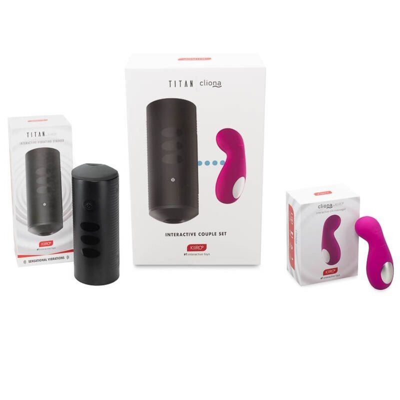 KIIROO - TITAN Y CLIONA SET PAREJAS LILA - Imagen 3