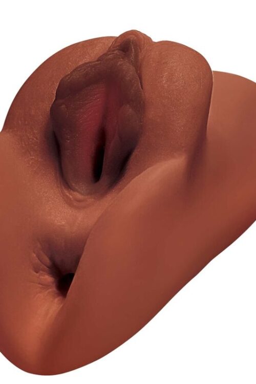 PDX PLUS – PERFECT PUSSY DOUBLE STROKER MASTURBADOR VAGINA Y ANO MARRÓN