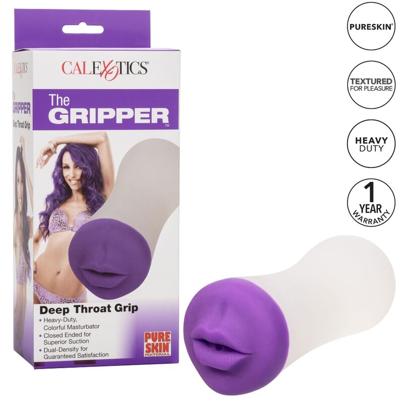 CALEXOTICS - DEEP THROAT GRIP MASTURBADOR BOCA - Imagen 3