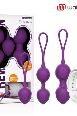 REWOLUTION - REWOBEADS BOLAS VIBRADORAS CONTROL REMOTO CON TECNOLOGIA WATCHME