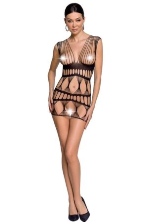 PASSION - WOMAN BS089 BODYSTOCKING NEGRO TALLA ÚNICA