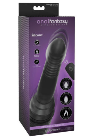 VIBRADOR ANAL RECARGABLE CON FUNCIÓN EMPUJE, CALOR Y CONTROL REMOTO