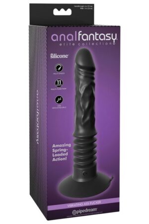 VIBRATING ASS THRUSTER VIBRADOR ANAL RECARGABLE CON VENTOSA