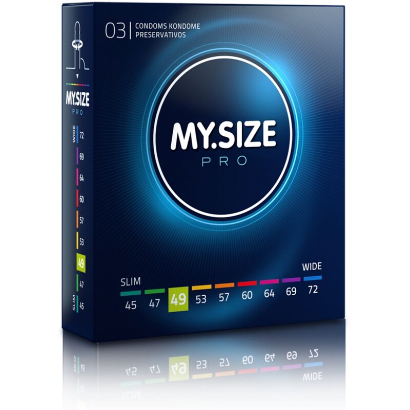 MY SIZE - PRO PRESERVATIVOS 49 MM 3 UNIDADES - Imagen 2