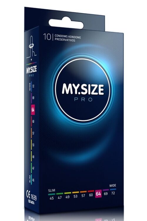MY SIZE – PRO PRESERVATIVOS 64 MM 10 UNIDADES