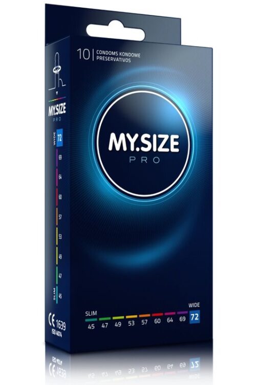 MY SIZE – PRO PRESERVATIVOS 72 MM 10 UNIDADES