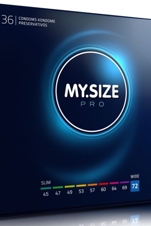 MY SIZE – PRO PRESERVATIVOS 72 MM 36 UNIDADES