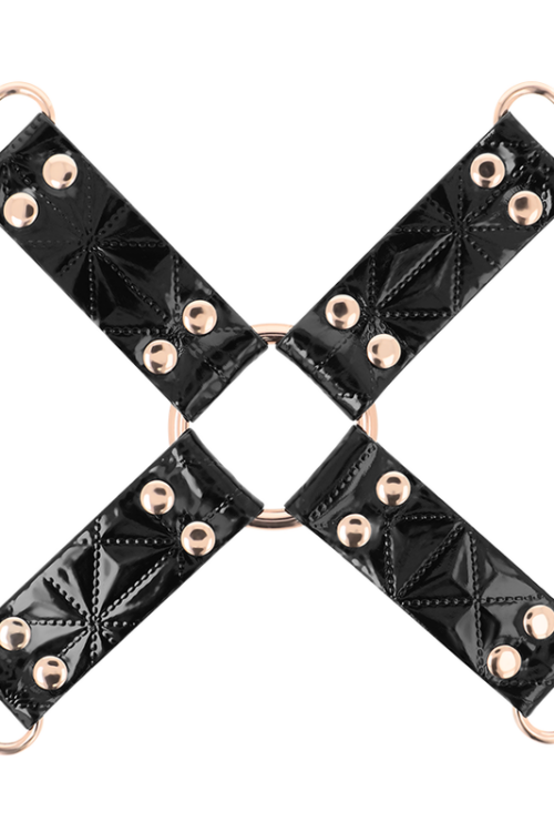 BEGME – BLACK EDITION HOG TIE CUERO VEGANO
