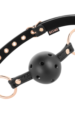 BEGME - BLACK EDITION MORDAZA CUERO VEGANO