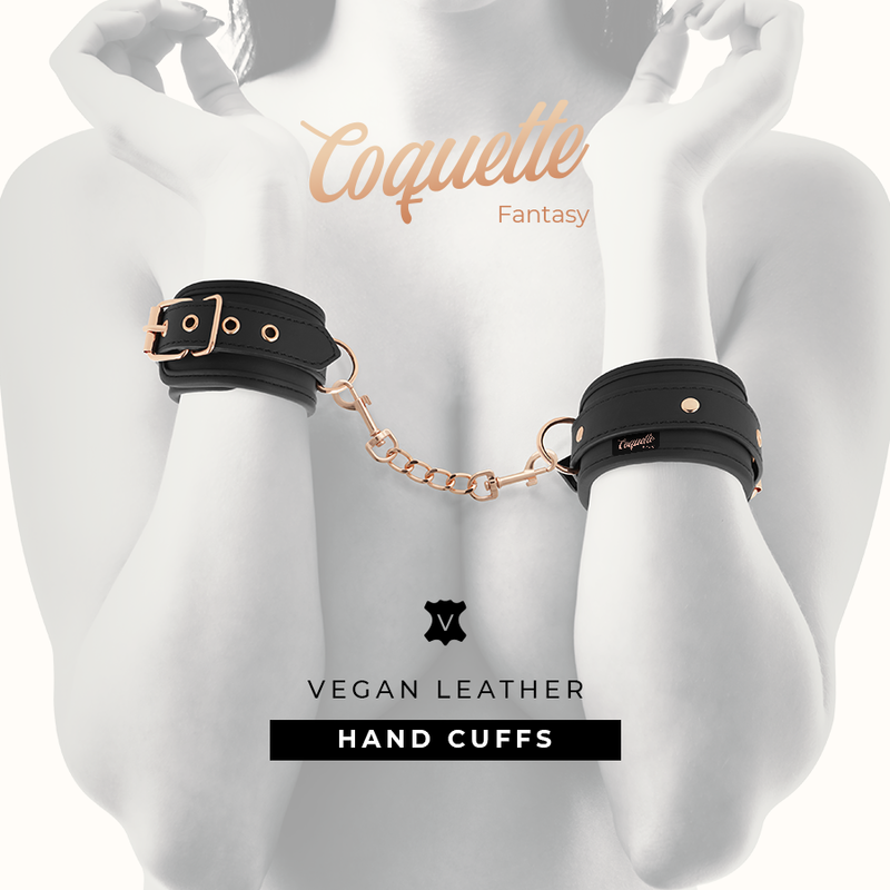COQUETTE CHIC DESIRE - FANTASY ESPOSAS PARA MANOS CUERO VEGANO CON FORRO DE NEOPRENO - Imagen 2