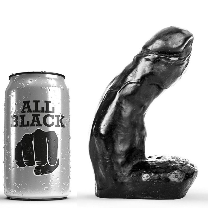 ALL BLACK – DILDO REALÍSTICO 15 CM