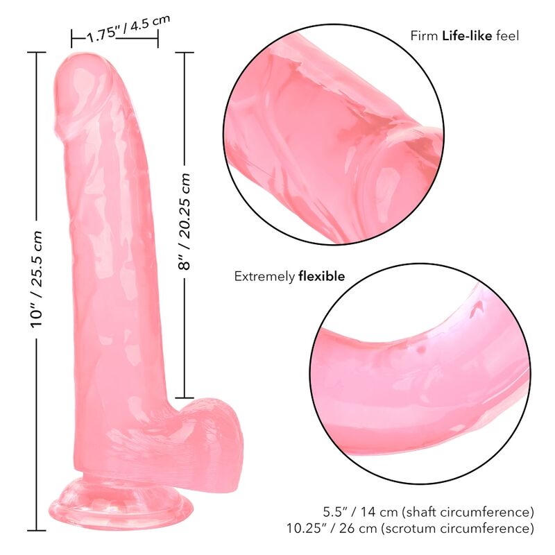 CALEXOTICS - SIZE QUEEN DILDO ROSA 20.3 CM - Imagen 2