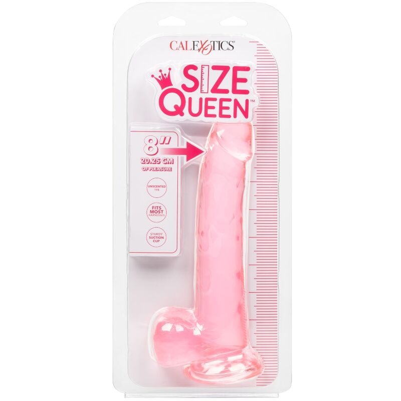 CALEXOTICS - SIZE QUEEN DILDO ROSA 20.3 CM - Imagen 4