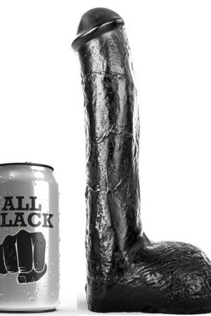 ALL BLACK - PENE REALÍSTICO ANAL 23 CM