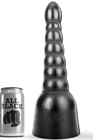 ALL BLACK - DILDO 34 CM