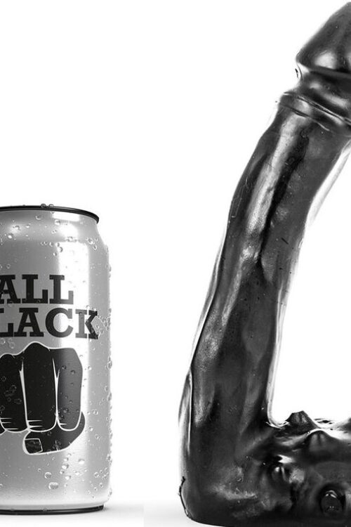 ALL BLACK – DILDO REALÍSTICO 19 CM