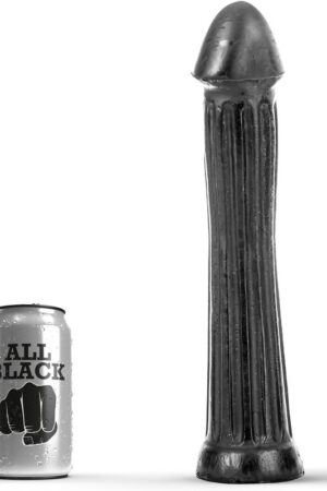ALL BLACK - PLUG DILDO 31 CM