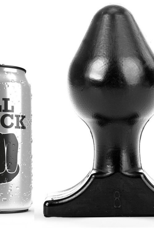 ALL BLACK – ANAL PLUG 16X8 CM