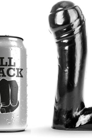 ALL BLACK - DILDO NEGRO 15 CM