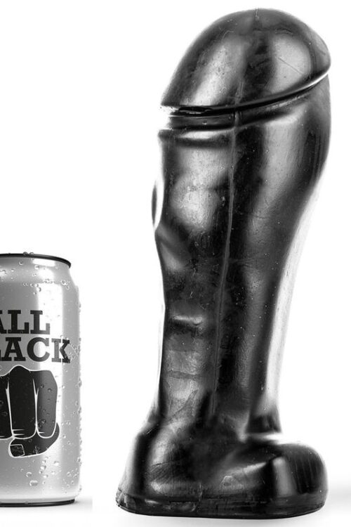 ALL BLACK – DONG 22 CM PUNTA ANCHA
