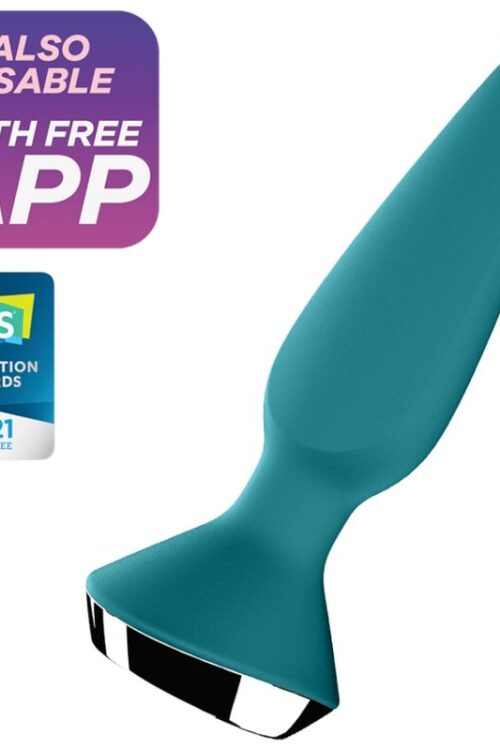 SATISFYER – PLUG ILICIOUS 1 PLUG VIBRADOR VERDE