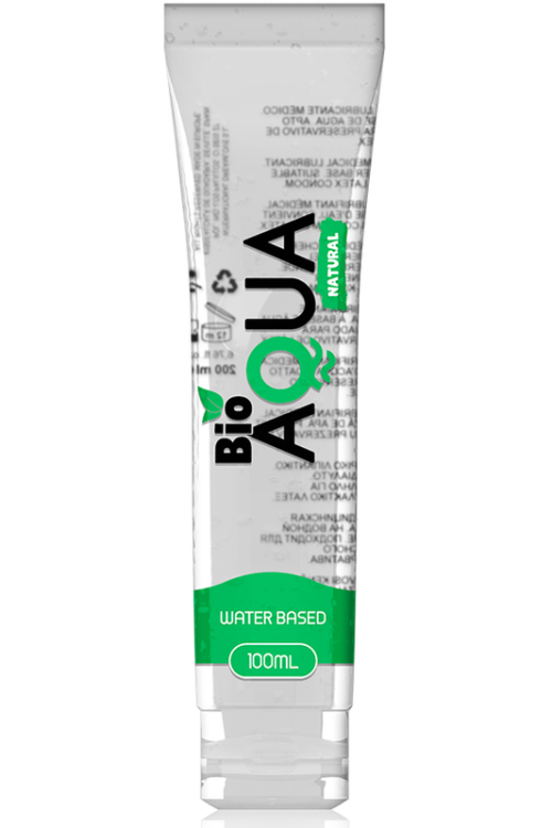 BIOAQUA – LUBRICANTE INGREDIENTES NATURALES BASE AGUA 100 ML