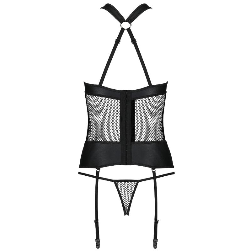 PASSION - AMANDA CORSET CUERO ECOLOGICO L/XL - Imagen 3