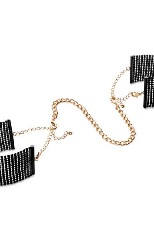 BIJOUX – DÉSIR MÉTALLIQUE ESPOSAS MALLA METALICA NEGRA