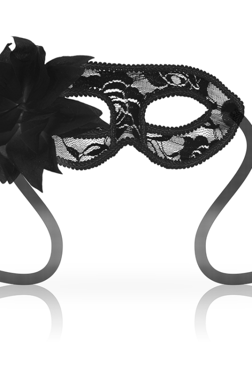 OHMAMA – MASKS ANTIFAZ CON ENCAJES Y FLOR NEGRO
