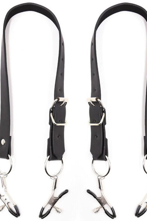 OHMAMA FETISH – PINZAS CLITORIS CON CORREAS PIERNAS