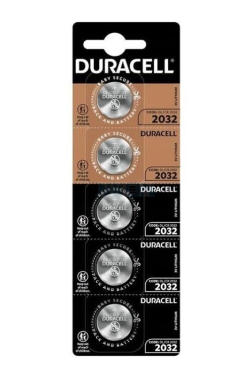 DURACELL – PILA BOTON LITIO CR2032 3V BLISTER*5