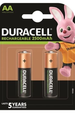 DURACELL - PILA RECARGABLE HR6 AA 2500mAh BLISTER*2