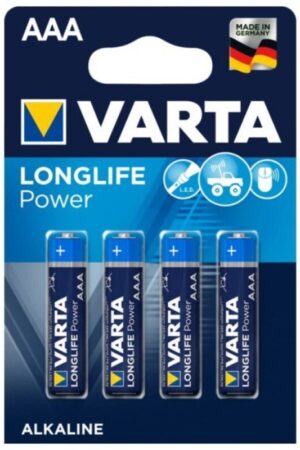 VARTA - LONGLIFE POWER PILA ALCALINA AAA LR03 BLISTER*4