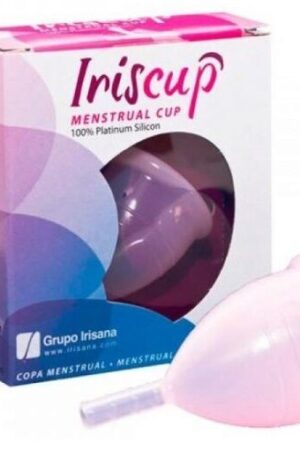 IRISCUP - COPA MESTRUAL ROSA PEQUEÑA + BOLSA ESTERILIZADORA GRATIS