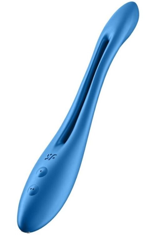 SATISFYER – ELASTIC GAME MULTI VIBRADOR AZUL