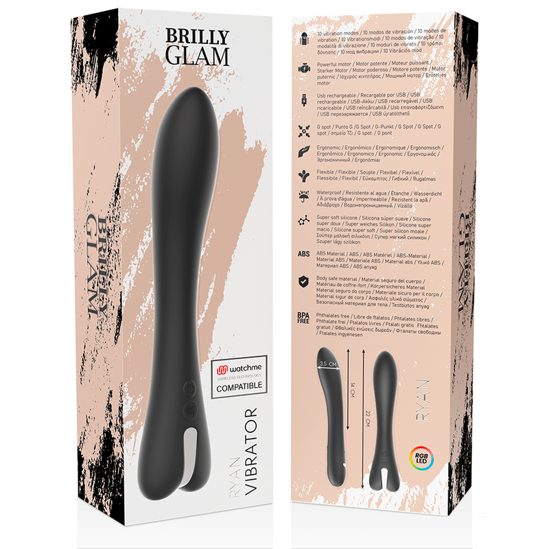 BRILLY GLAM - RYAN VIBRADOR + MANDO CONTROL REMOTO WATCHME - Imagen 8