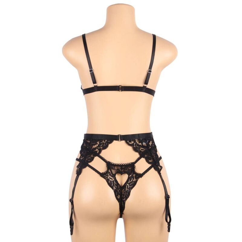 SUBBLIME SET - TRES PIEZAS SUJETADOR + LIGUERO + TANGA L/XL - Imagen 12