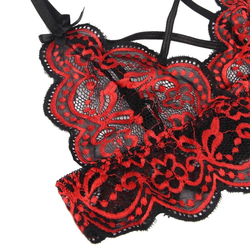 SUBBLIME - SET DOS PIEZAS TOP Y PANTIES ENCAJE S/M - Imagen 7