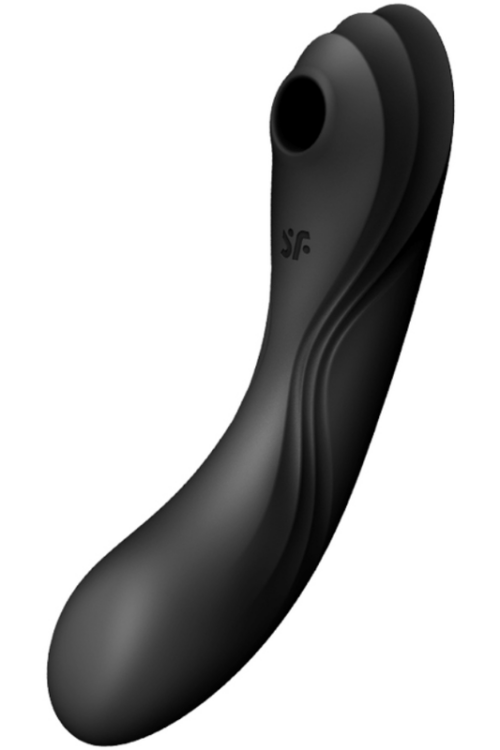 SATISFYER – CURVY TRINITY 4 ESTIMULADOR Y VIBRADOR NEGRO