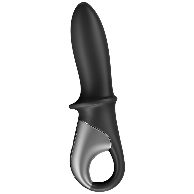 SATISFYER - HOT PASSION VIBRADOR ANAL APP NEGRO - Imagen 4