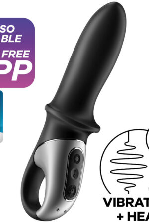 SATISFYER - HOT PASSION VIBRADOR ANAL APP NEGRO