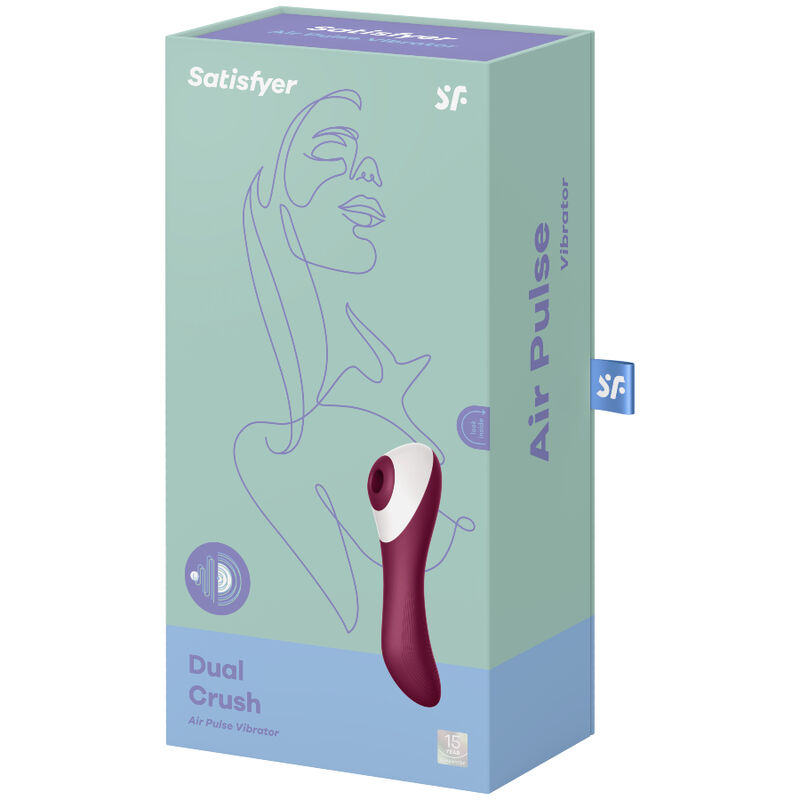 SATISFYER - DUAL CRUSH ESTIMULADOR Y VIBRADOR - Imagen 2
