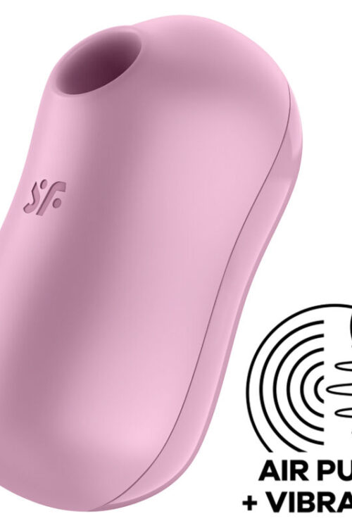 SATISFYER – COTTON CANDY ESTIMULADOR Y VIBRADOR LILA
