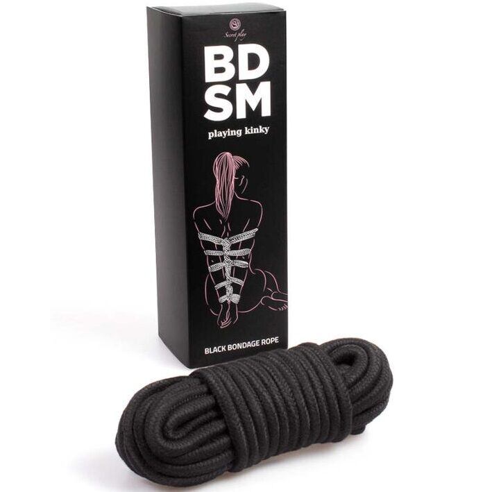 SECRETPLAY - CUERDA BONDAGE NEGRA BDSM COLLECTION - Imagen 6