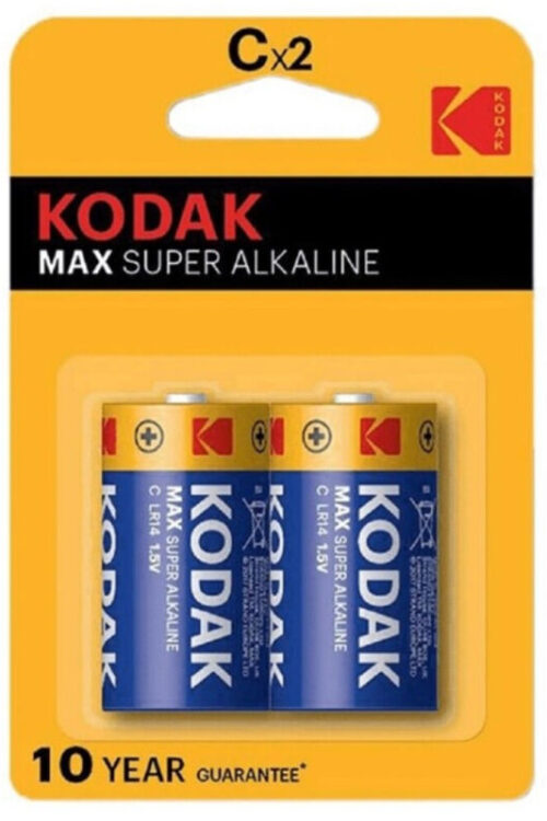 KODAK – MAX PILA ALCALINA C LR14 BLISTER*2